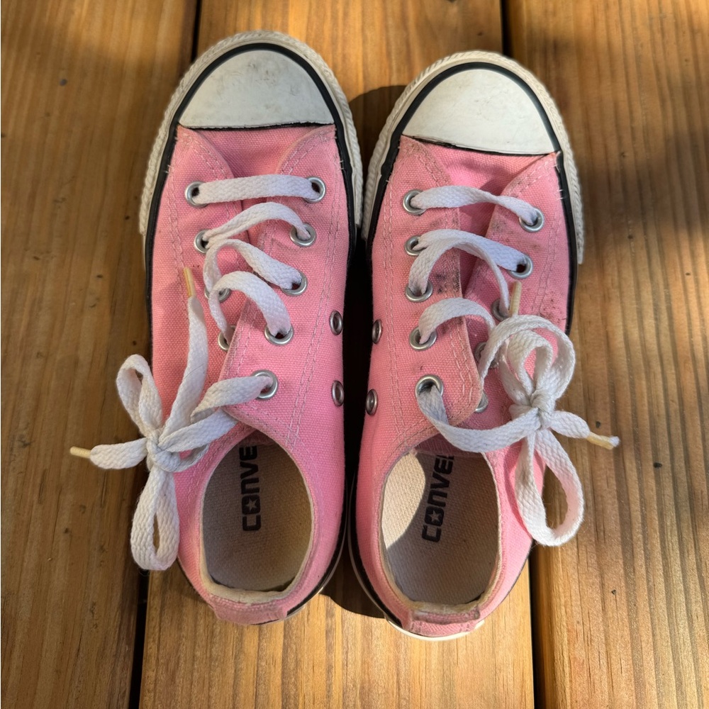 Converse Kids Sneakers in Pink and White